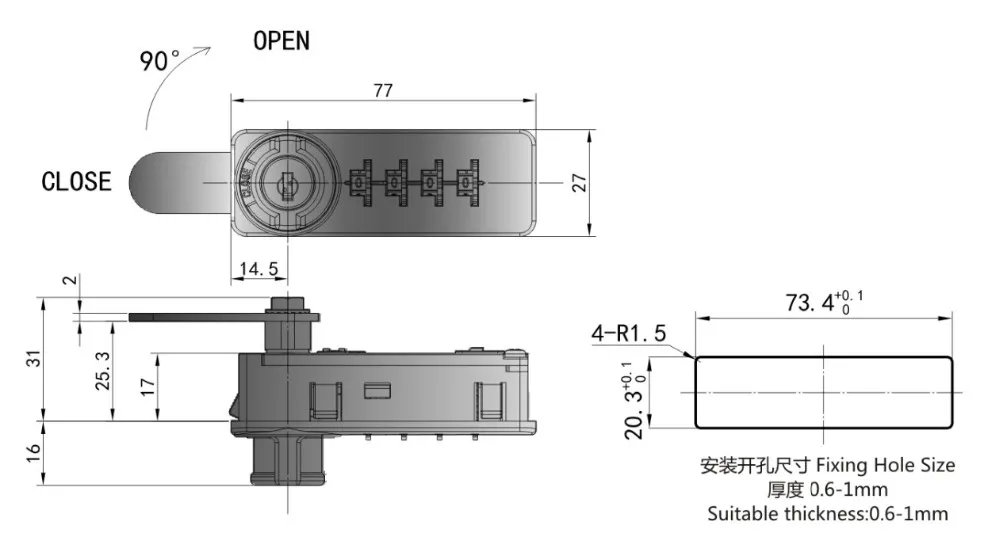 Secure Your Cabinet with Numeric Locks - Combination Locks