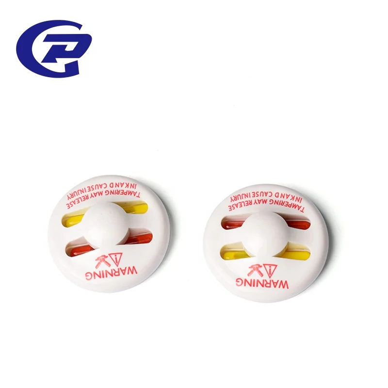 New Design EAS Anti Theft Tag Round Security RF Alarming Ink Tag Magnetic Sensor
