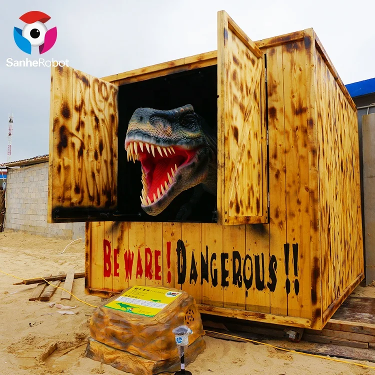 High Simulation Animatronic Dinosaur t Rex Dinosaur in  Luna Park Equipment for Sale