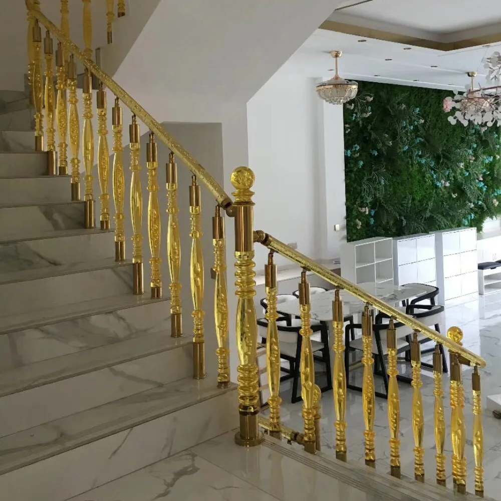 Elegant Crystal Stair Railing - Luxury Handrail Solutions