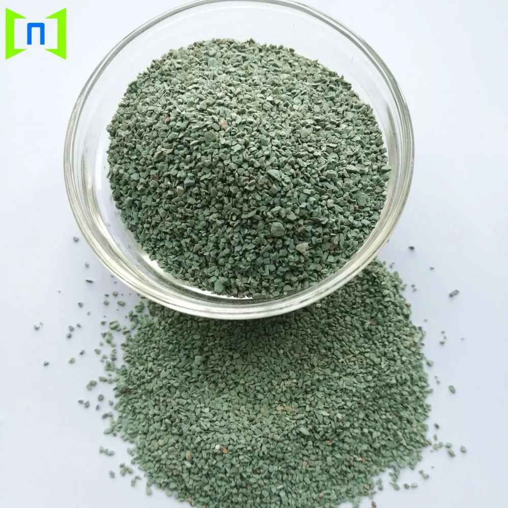 Зеленый Натуральный цеолитный клиноптилит, поставщик песочника цеолита