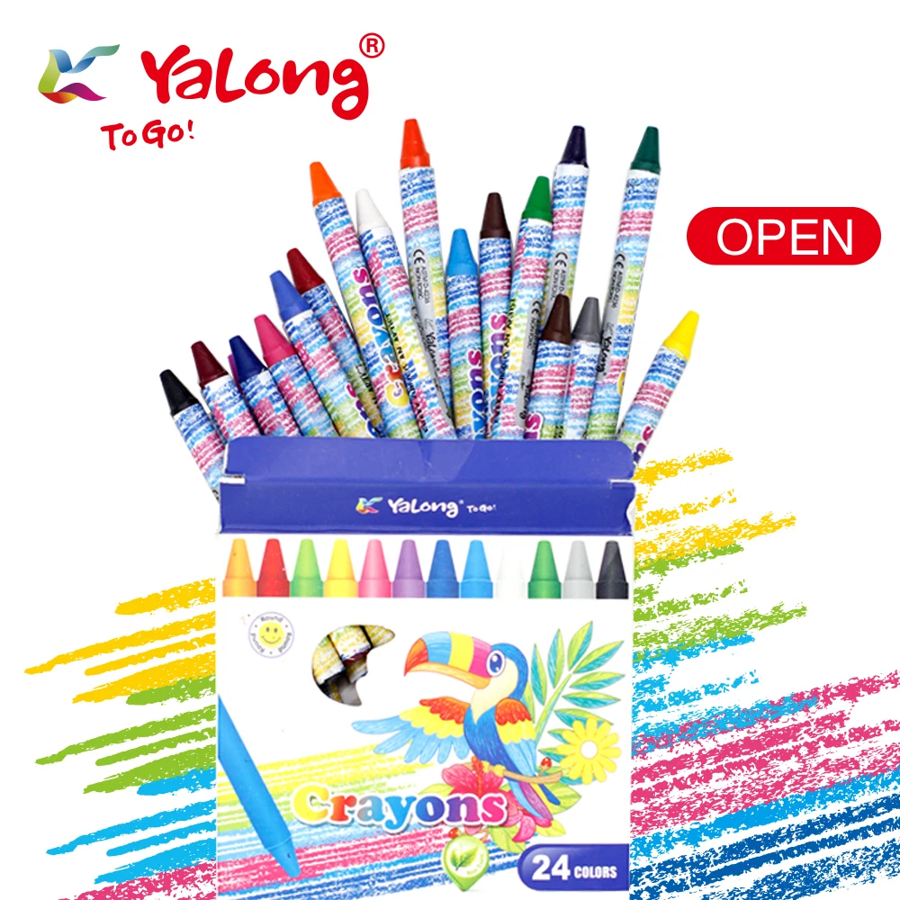 21最有利亚龙自行设计蜡笔鸟图像12 24色蜡笔为孩子绘画 Buy Clear Wax Crayon Crayons In Bulk Artist Professional Drawing Wax Crayons Product On Alibaba Com