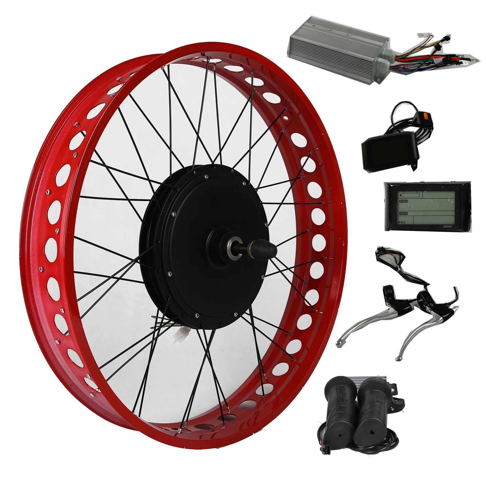 48V1500W Electric Tricycle Kit Easy Installation