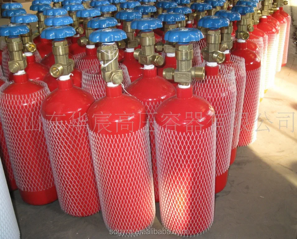 WELDING CARBON DIOXIDE CO2 GAS CYLINDER for FIRE EXTINGUISHER SYSTEM