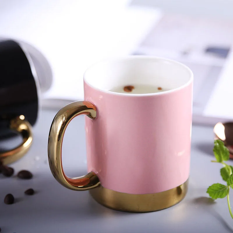 Bol Avec Anse Serami Lot De 4 Grandes Tasses à Café Surdimensionnées En Céramique Avec Poignée De 650 Ml Gros Mug Xxl