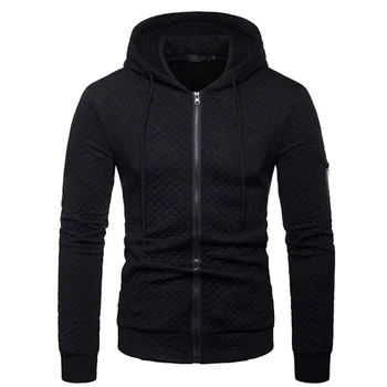 Hot style high quality mens blank hoodies slim fit