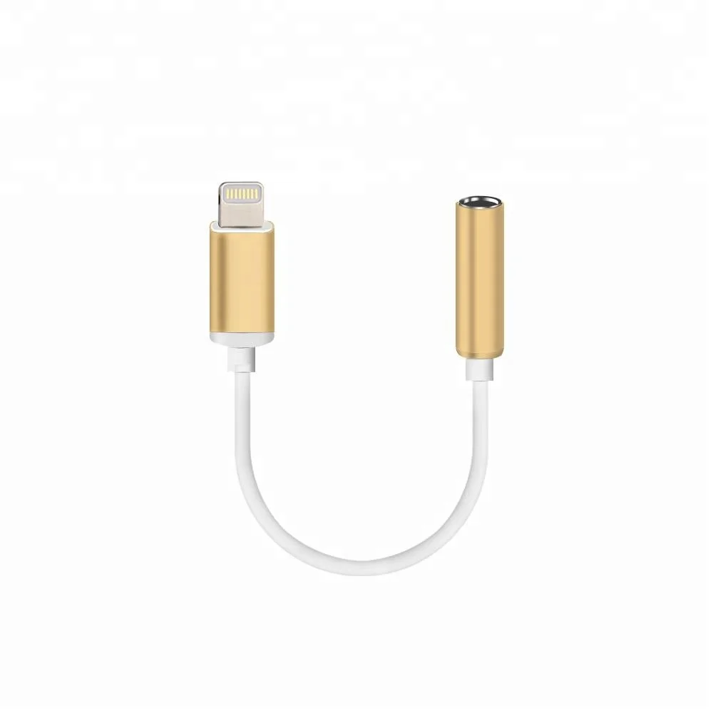 Лицензионный адаптер MFI 3 5 мм для наушников аудиокабель AUX