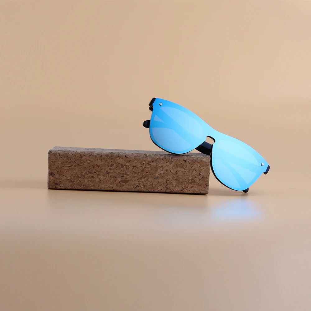 CE UV400 PC Frame AC Lens Custom Logo Printing Transparent Color Plastic Glasses  for Ladies