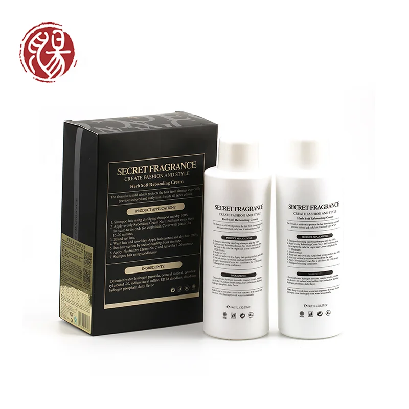 Factory Customized Cold Permanent Wave Hair Perm Acid Straightening Free Chemical S&F Permanent Hair Rebonding Cream