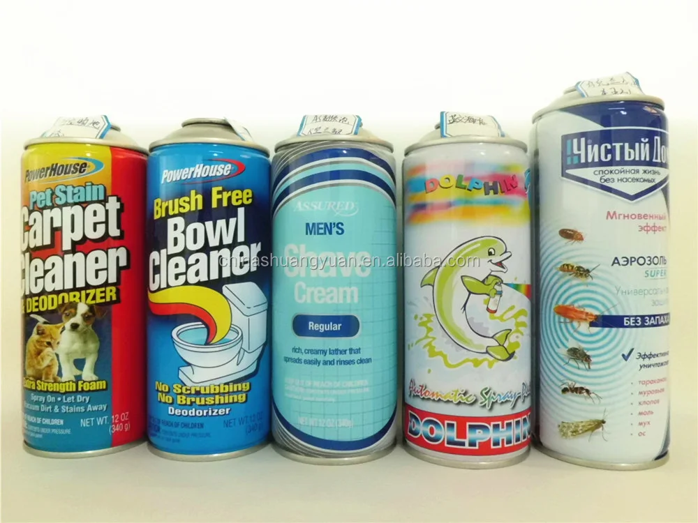 CMYK Printing Empty Tinplate Aerosol Spray Can at Factory Price