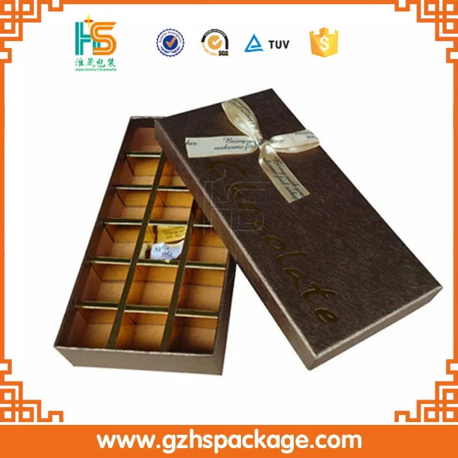 Шоколадно-коричневый коробки/конфеты коробка/коробка конфет оптовая