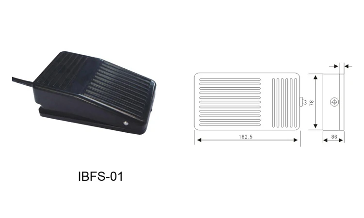 IBFS-01 Excellent Material MORE THAN 1 MILLION TIMES Guitar Pedal Stomp Foot Switch