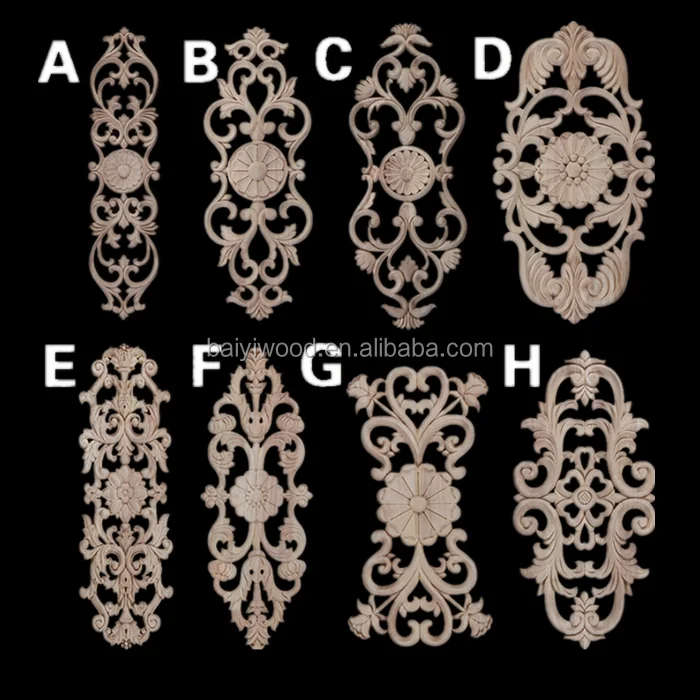 
 Декор для окон и дверей, резьба по дереву, наклейка, винтажная мебель, резная Аппликация по дереву  