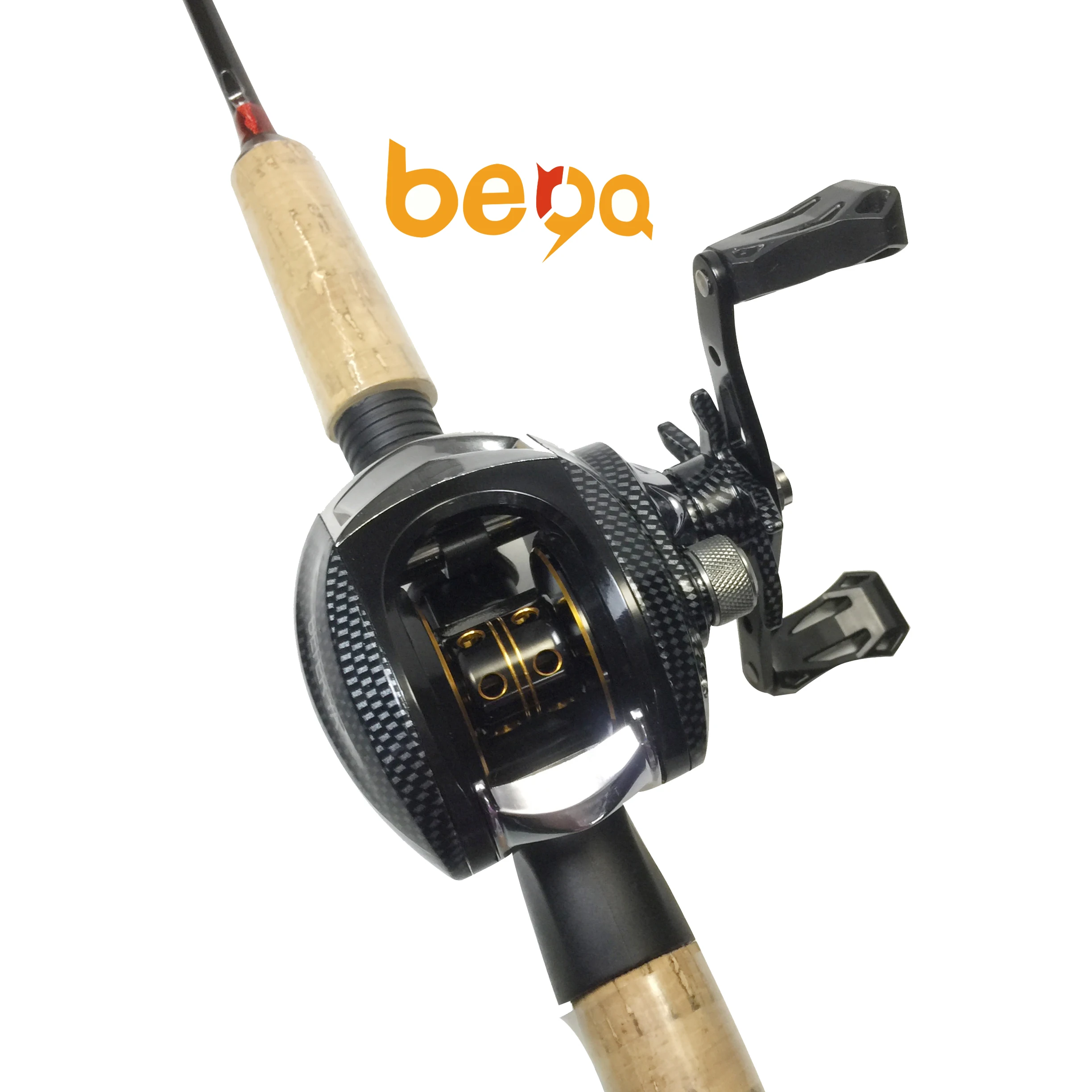 Smooth Dual Braking System 17+1BB Baitcasting Fishing Reel Low Profile Bait  Casting Reel
