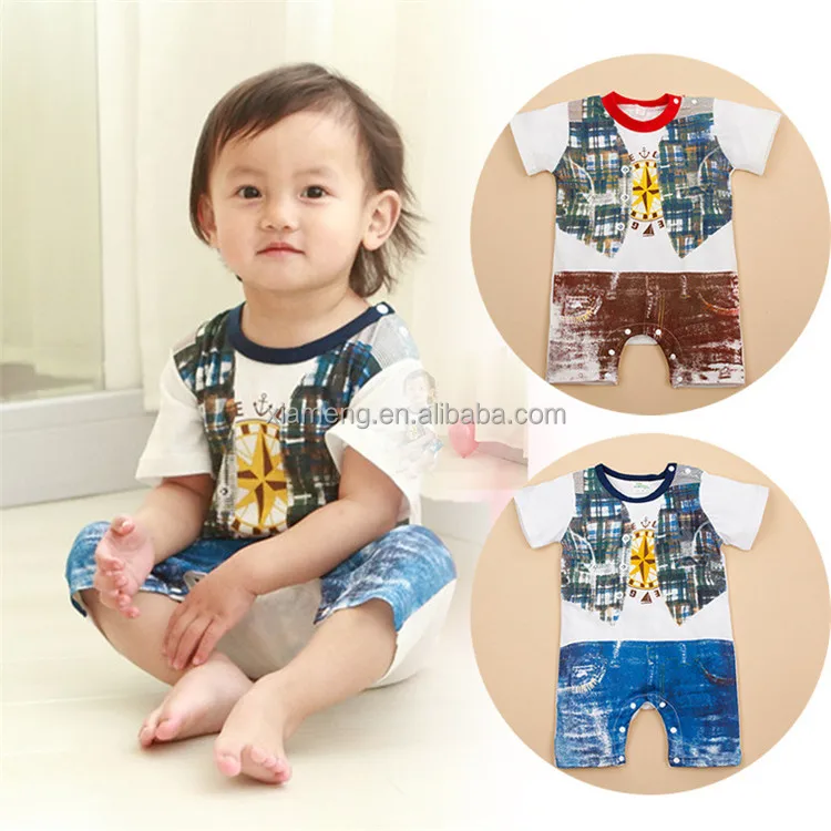 Оптовая soft baby boy ползунки высокого качества лето комбинезон чулок ребенка ползунки с новейшей конструкции