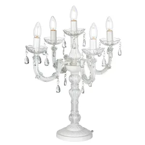 Luxury White Acrylic Wedding Decoration Table Restaurants Weddings Chandelier Table Lamp