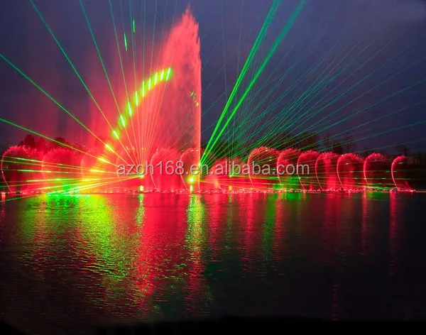 Outdoor Modern Laser Musical Dancing Water Fountain Show