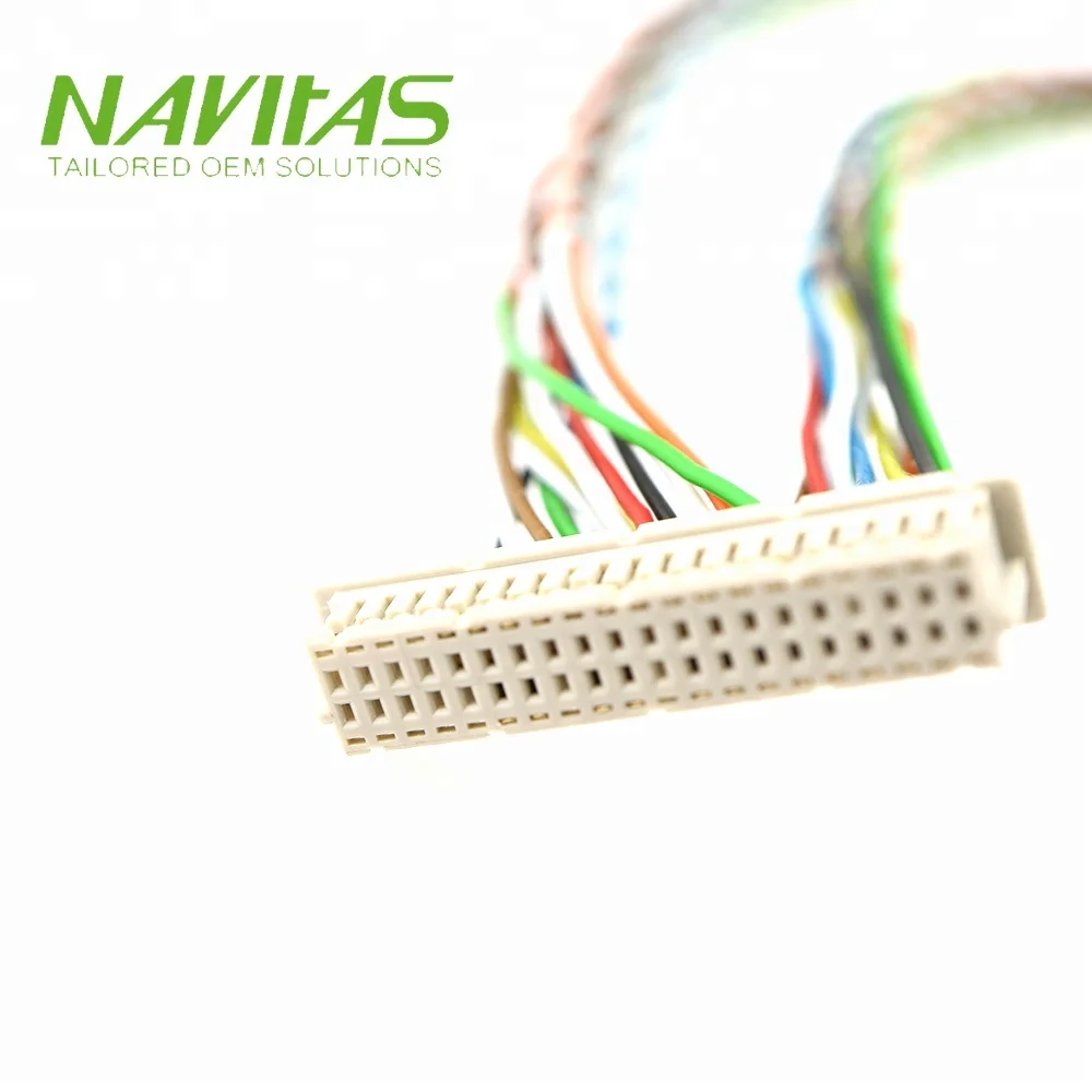 Source Navitas HIROSE DF20 40 pin Female Socket Connector to HE 10 LVDS  Cable on m.