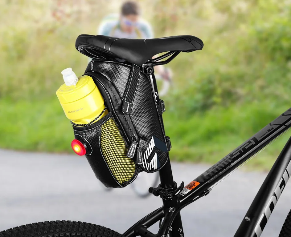 VTT Vélo Vélo Sous Sacoche Sac À Outils De Réparation avec Feu Arrière De  Vélo Porte-eau