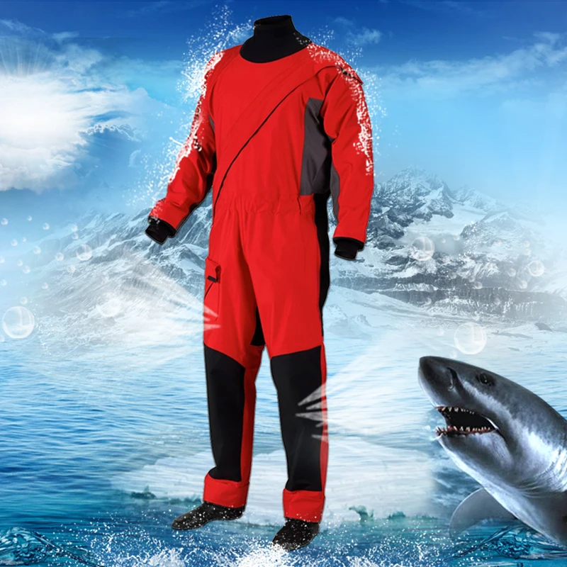 
 Индивидуальная Мужская водонепроницаемая одежда, сухой костюм, водонепроницаемый дышащий теплый костюм с защитой от холода, костюм для морской рыбалки  