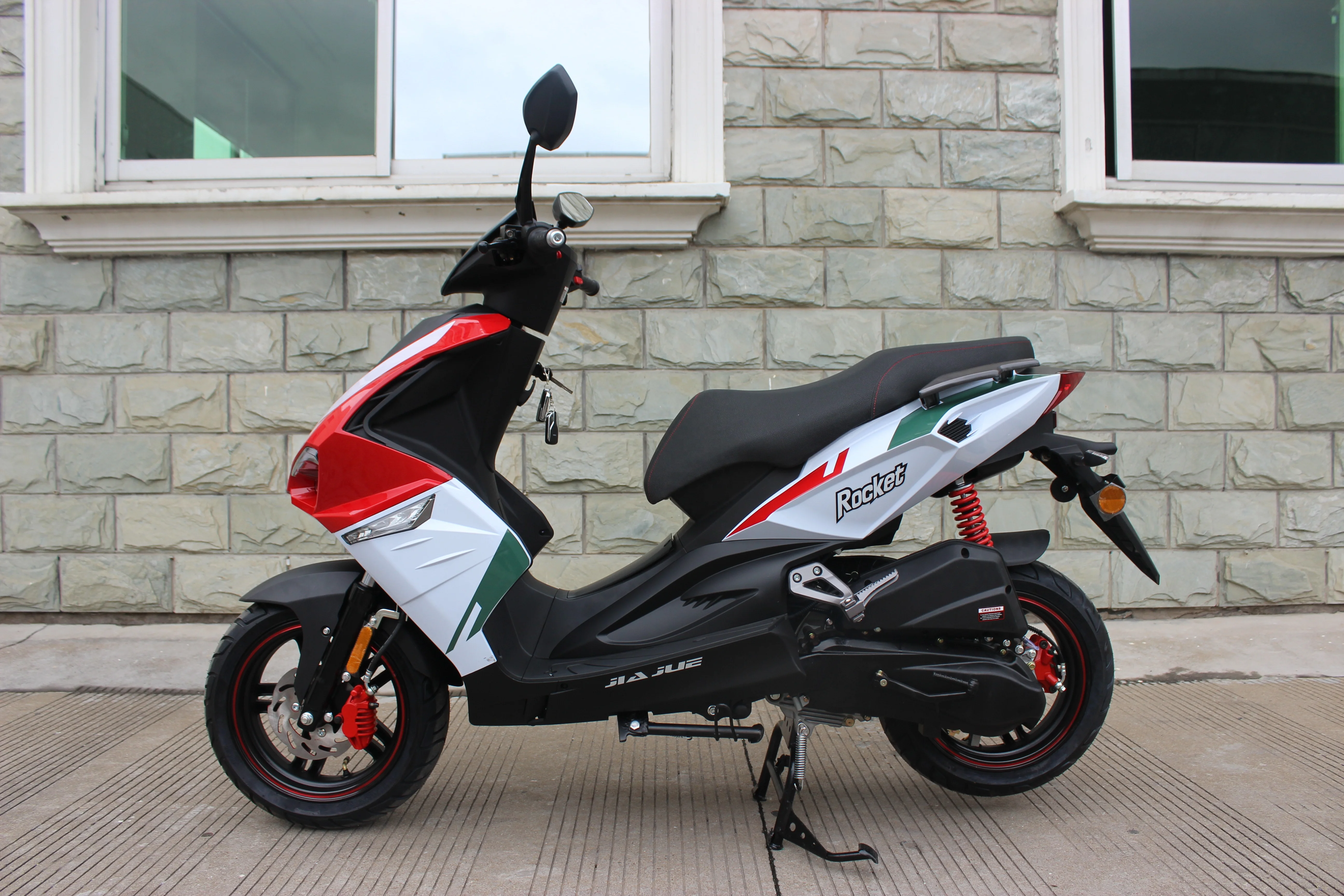 
Jiajue 2019 новый спортивный дизайн 50CC Euro IV газовый скутер 