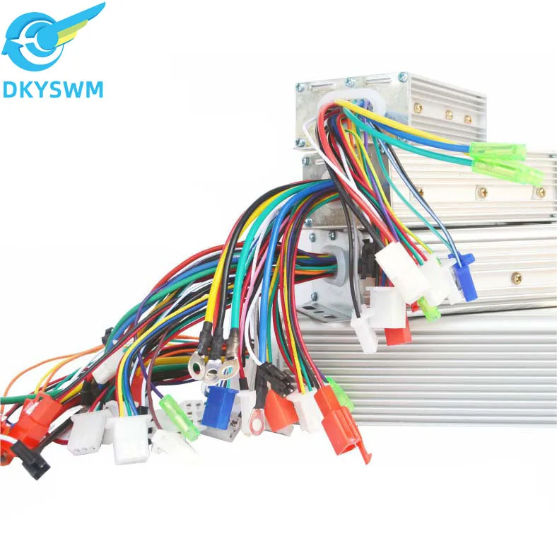 Бесщеточный контроллер для электрического велосипеда скутера постоянного тока прямоугольная волна/72 в 96 синусоидальный сигнал 1 5 кВт 2 аксессуары мотоцикла