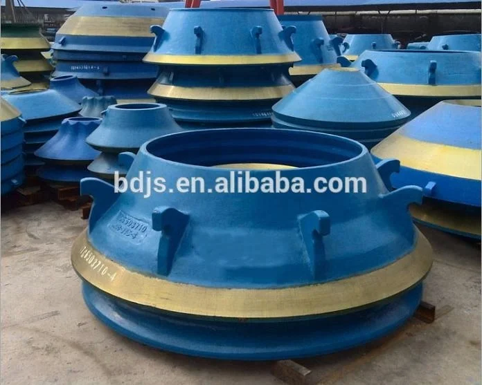 38SBS 44SBS 52SBS Concave and Mantle Spare Parts for Cone Crusher