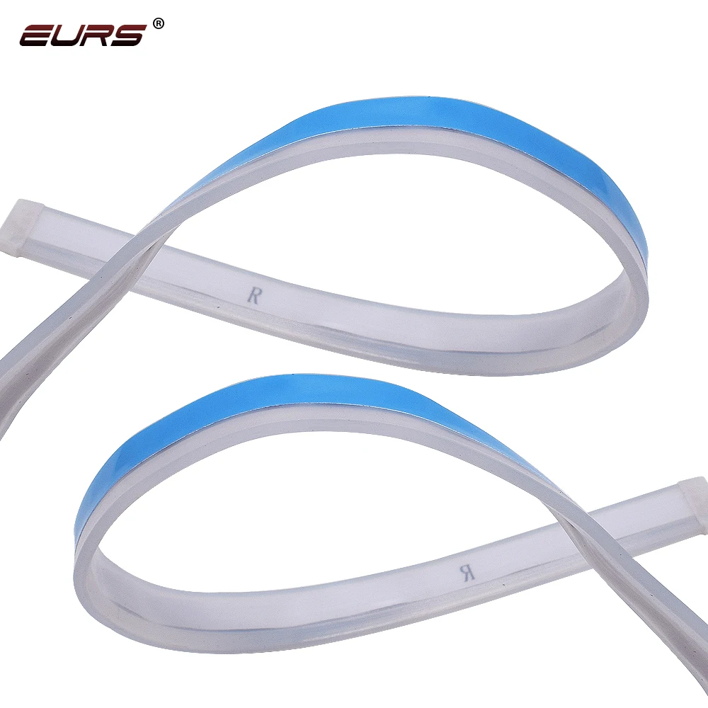 RGB Flexible LED DRL for Headlight RGB with Remote Control 30cm 45cm 60cm Flowing Day Light