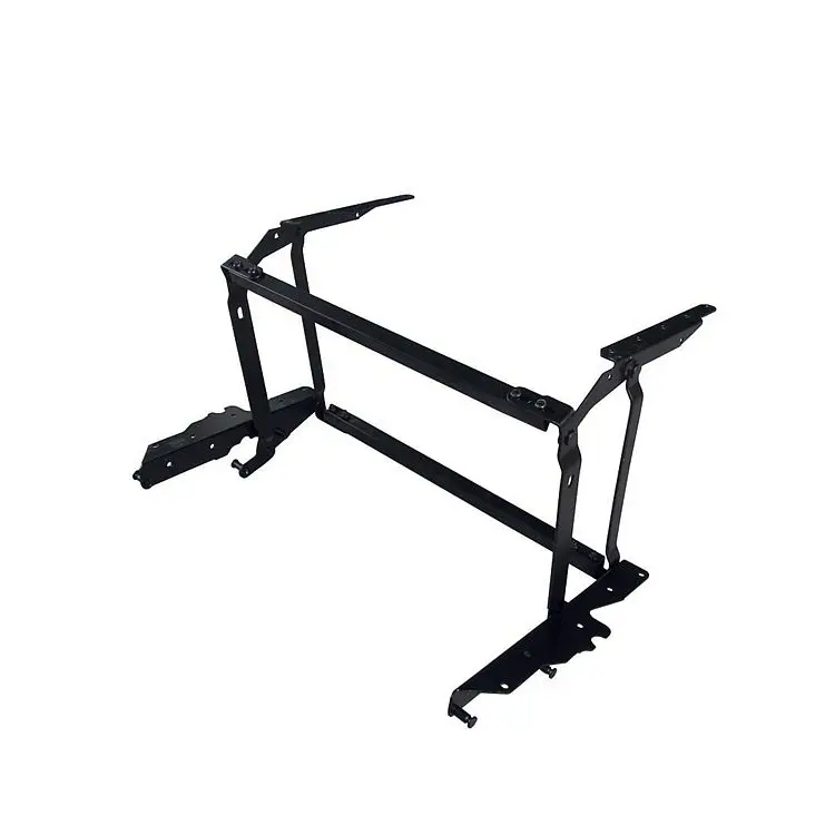 Easy to Build Black Convertible Hinge Diy Customized Length Flip Top Lift up Coffee Table Mechanism With Spring Assist