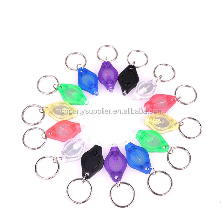 22000mcd Portable Mini LED Flashlight Light Lamp Key Chain Ring Keychain Lamp Torch Key Ring Key Finder Find Lost Keyrings