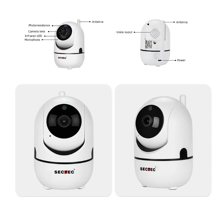 Камера видеонаблюдения ycc365 plus как подключить 2021 New Smart Wireless 360 Degree 1080p Home Security Wifi Cctv Camera Mini Siz