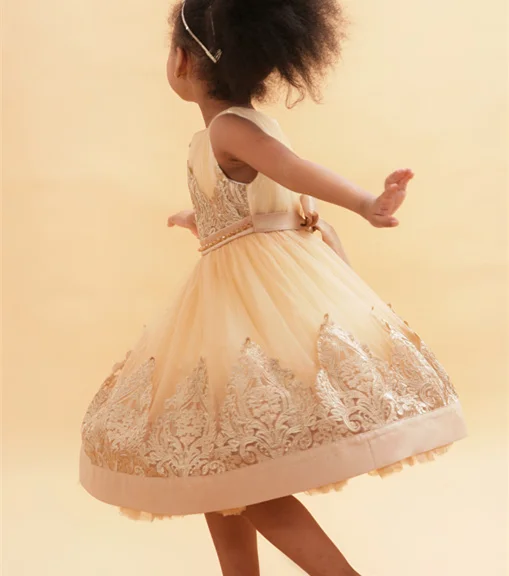 
 Нарядное платье принцессы для девочек для шоу вечеринки или свадьбы  