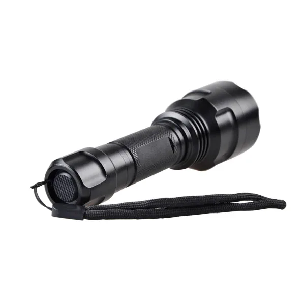 C8 LED Torch XML T6 White Red Green Light High Power Flashlight for Hunting