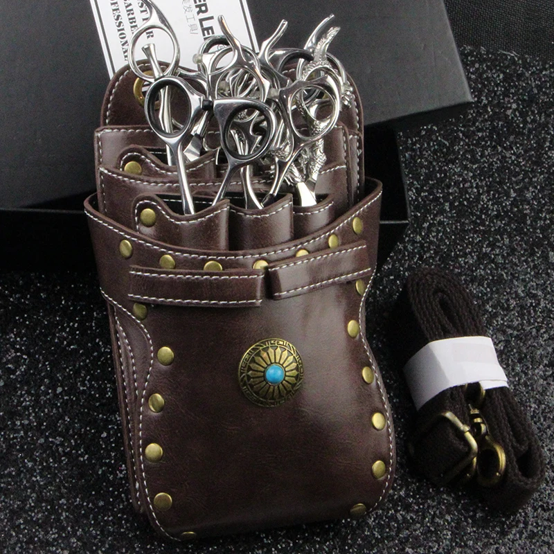 Masterlee Brand Multifunctional PU Kit Custom Hairdressing Kit/barber Scissors Bag/Stylist Kit Bag Hairdressing Tool Bag