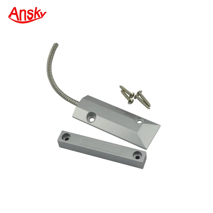 Wired Adjustable L Bracket Rolling Roller Shutter Magnetic Contact Sensor for Gate Door