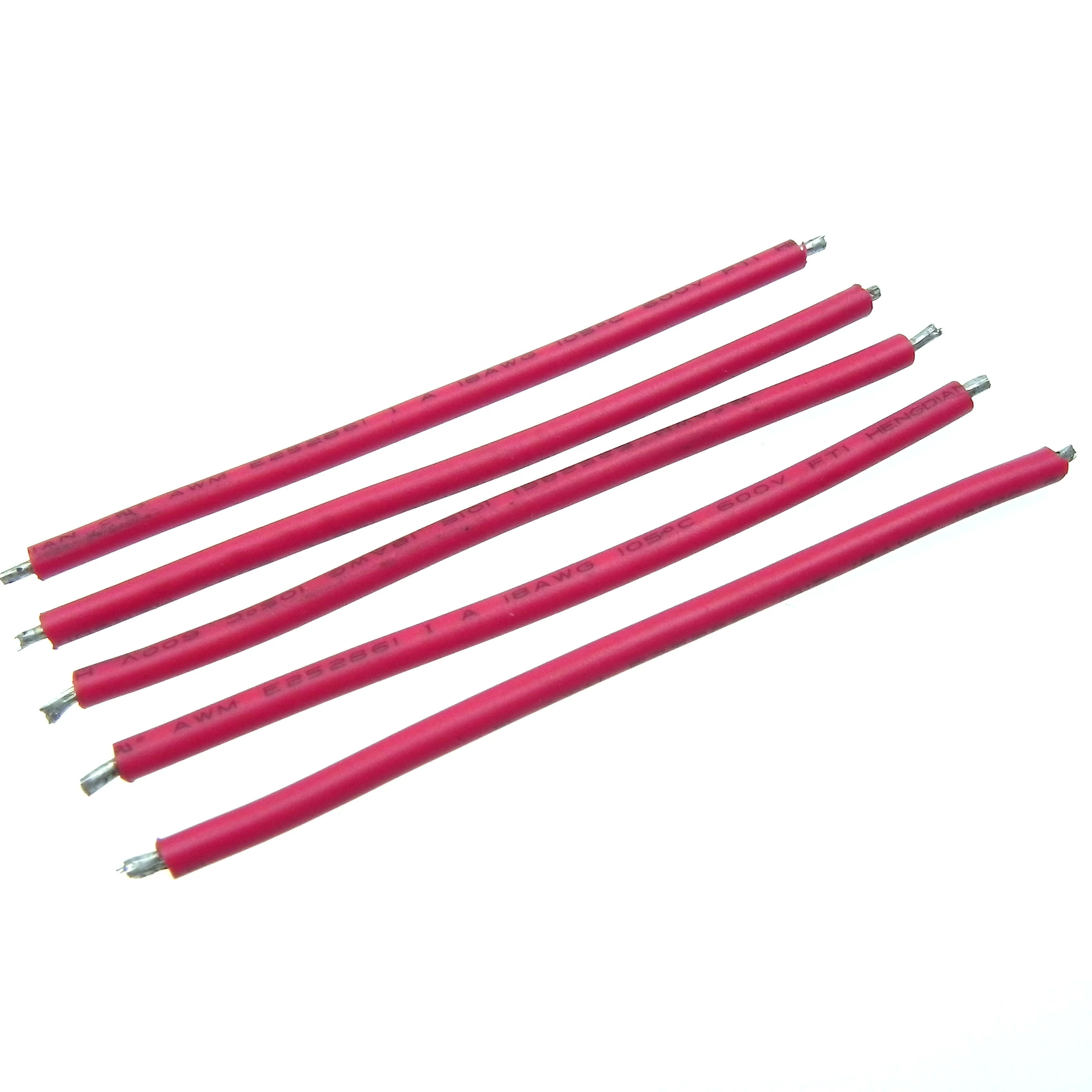 Wholesale Copper Wire AWM E252861 18AWG 105C 600V FTI red power