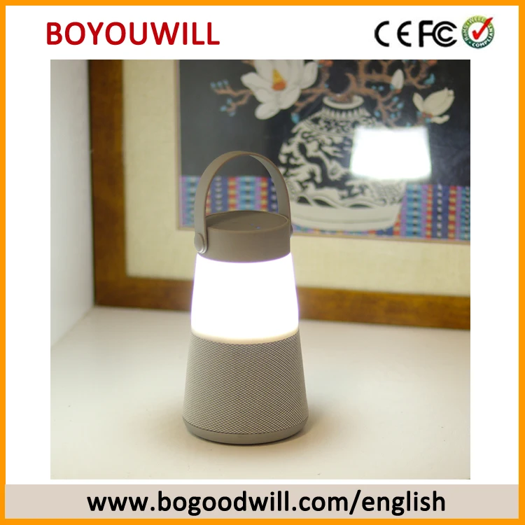 Led Light Waterproof Speaker with Camping Lantern