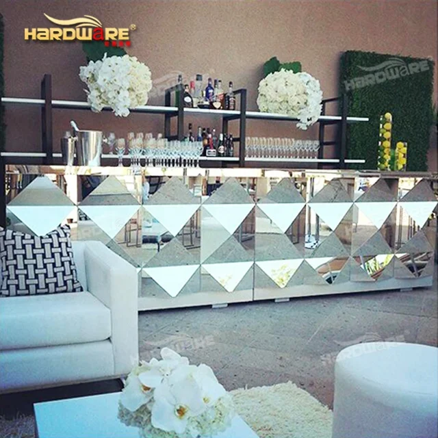 
 Стойка из нержавеющей стали на заказ для ресторана, винной, барной комнаты, барной стойки  