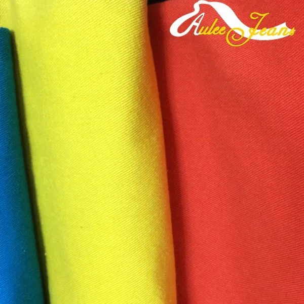 colored stretch denim fabric