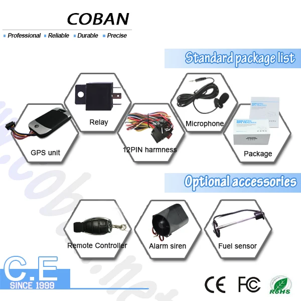 Car Vehicle Tracker Gps 303g Vehicle Gps Tracker Real Time Coban Tk303g
