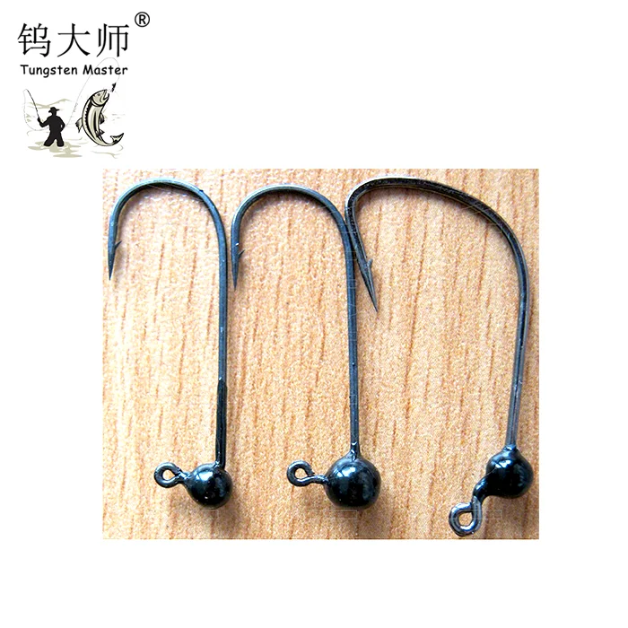 Fishing jig head hooks tungsten jig