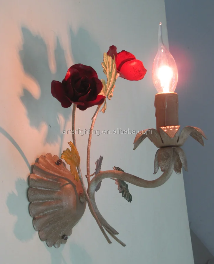 flower wall lamp