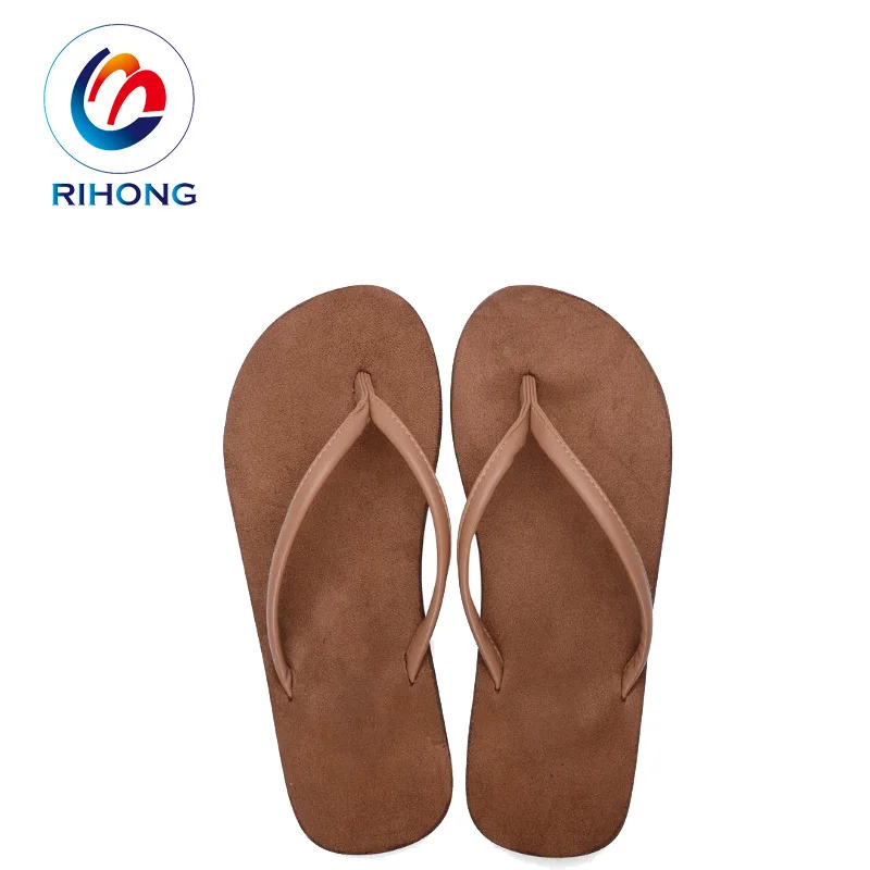 Latest Design Custom Cheap Plain Brown Color Comfortable Eva Rubber Ladies slippers Bangkok