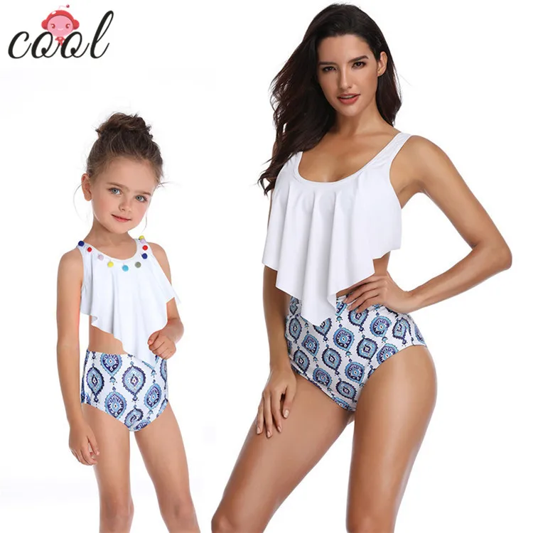 Детский купальник, сексуальное бикини, пляжная одежда, женский купальник большого размера с высокой талией, большие размеры