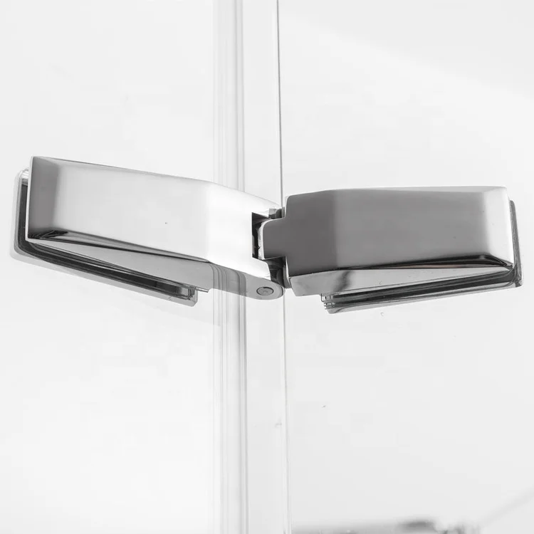 Exceed 2025 Retractable Double Open Accordion Glass Shower Door