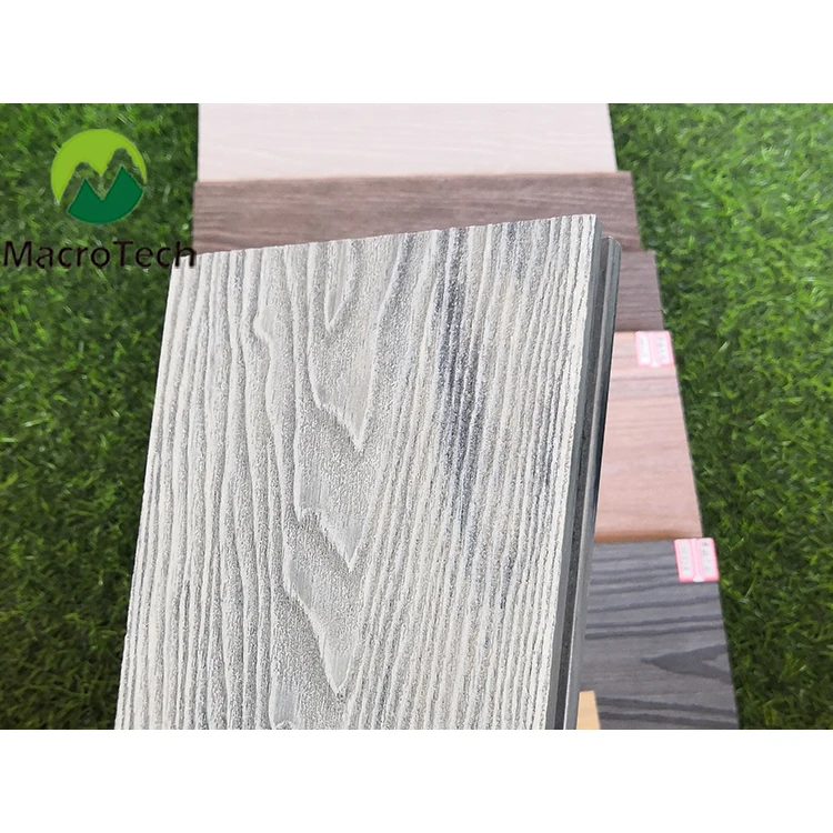 Outdoor WPC High Quality Wood Grain Embossing Floor Plank WPC Tech Wood Decking Wood Plastic Decking