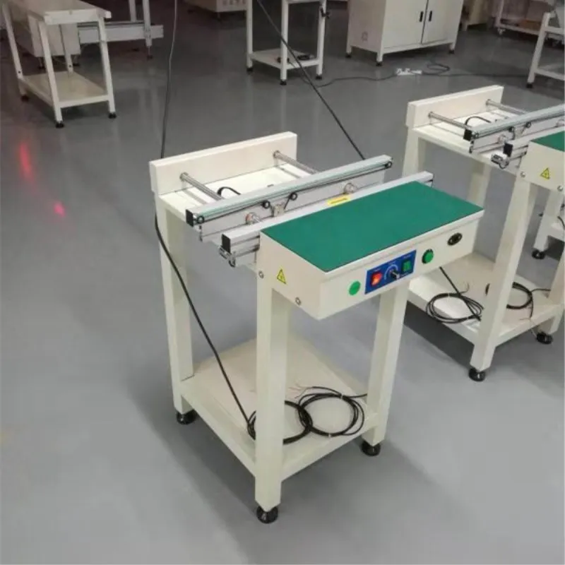 Conveyor Used in the Production Line to Connect the Two Machines and Transmit the PCB Board