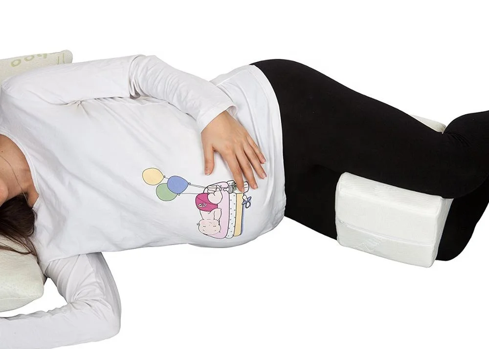 Latex Leg Elevation Pillow  Wedge Custom Luxury Health Leg Rest Pillow Memory Foam Orthopedic Knee Pillow for Side