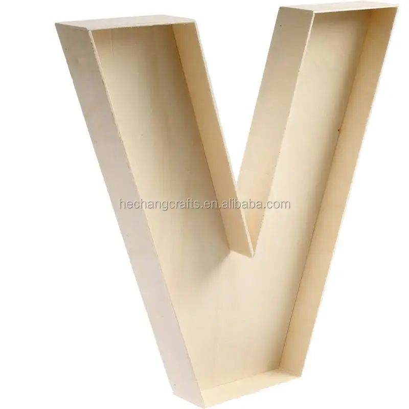 3d Wood Alphabet Letters Wood Fillable Letters Unfinished Wood Letters