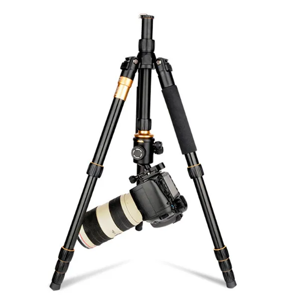 K&F Concept Trépied Appareil Photo Voyage, 163CM Trepied Léger En Aluminium, Trépieds Caméra